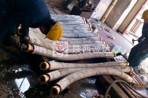 伊朗12500KVA高碳铬铁炉——筒瓦,水冷电缆、水冷补偿水压试验(四)