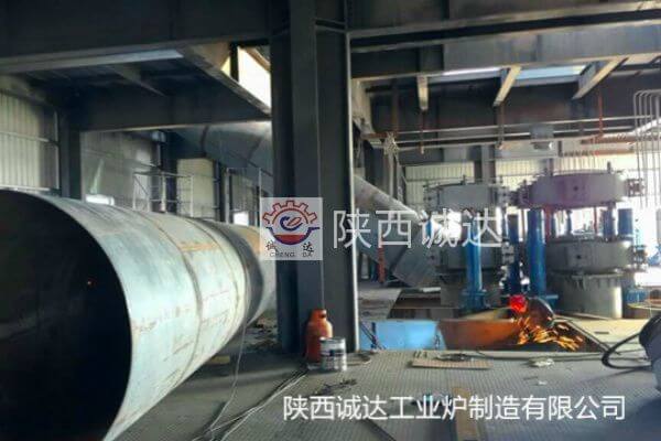 伊朗12500KVA高碳铬铁炉——设备现场安装(二)