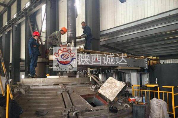 内蒙普元热熔渣加热炉(矿棉炉)开炉调试