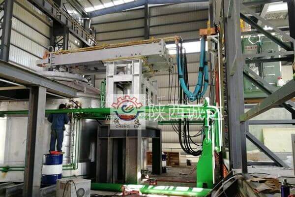 内蒙朱日和3200KVA矿棉炉现场安装情况(二)