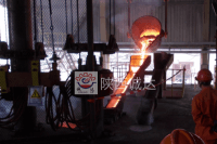 侧吹炉渣池加热装置