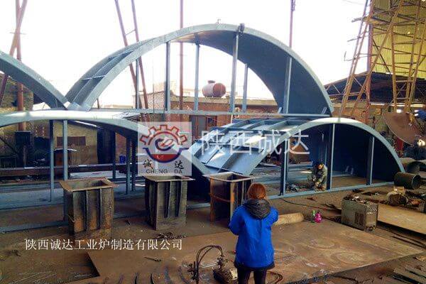 伊朗12500KVA高碳铬铁炉EPC项目——炉体部分加工完毕喷漆结束(二)