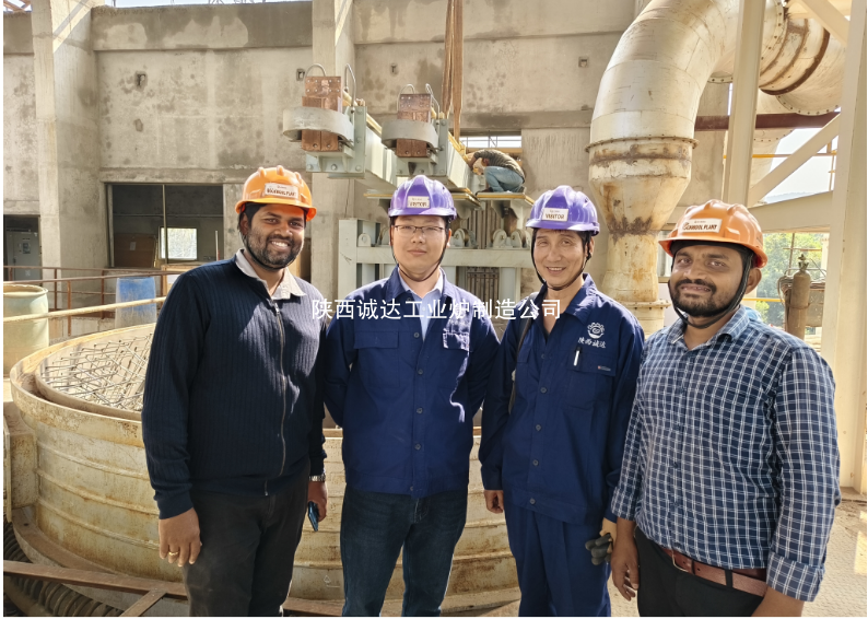 印度保温炉项目在当地安装成功