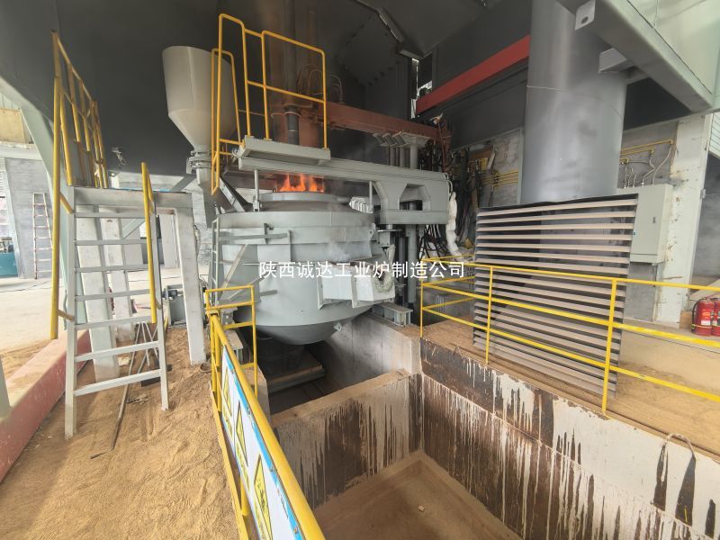 钢研院1t全液压电弧炉