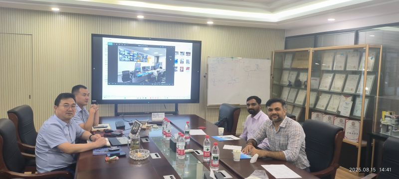 印度客户到访我公司参观 共话工业硅设备技术合作新机遇