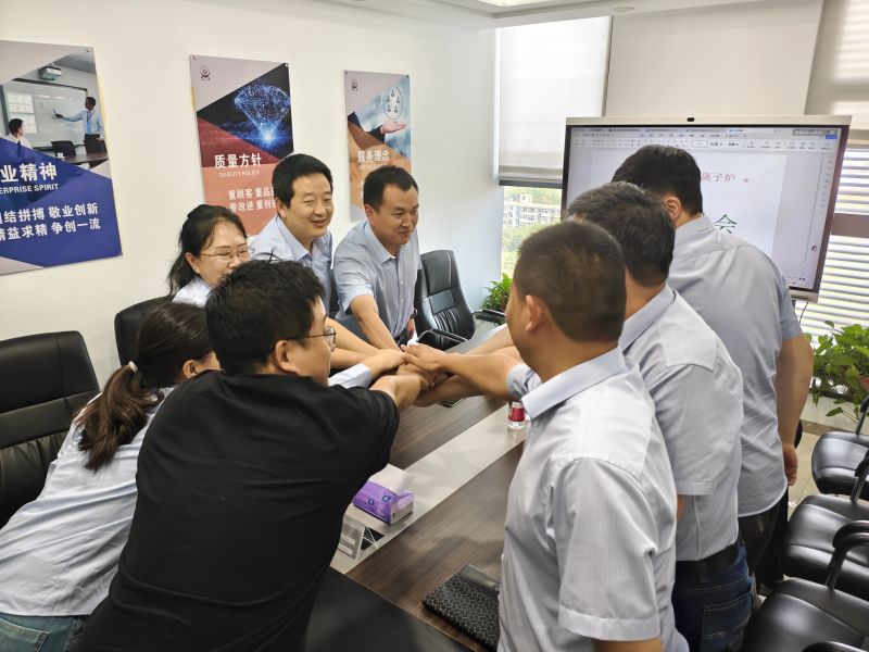 聚焦飞灰处理新突破 内蒙 2000KVA 直流炉项目启动会在我公司顺利举行