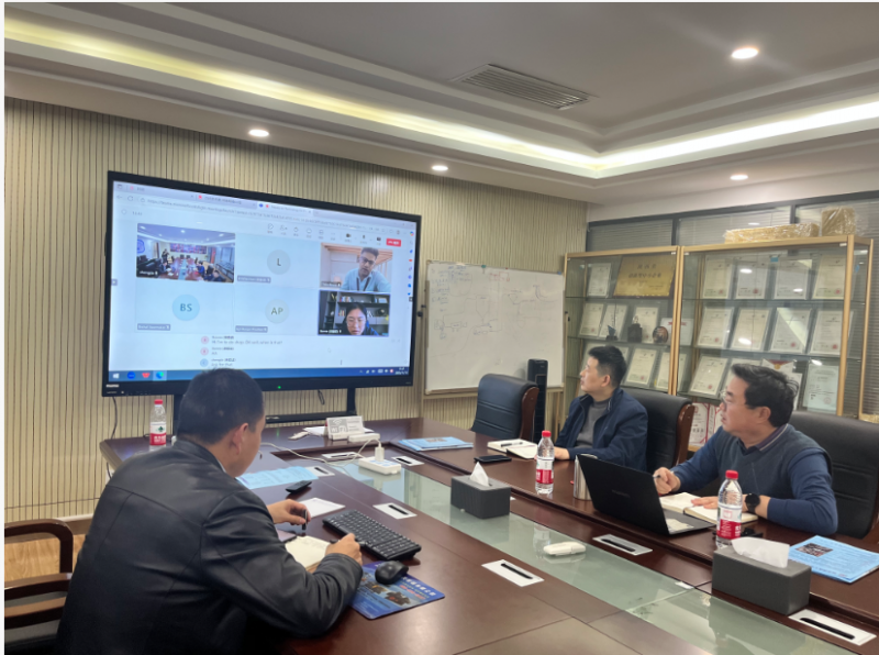 赋能冶金合作！我公司与印度公司举办中低碳锰铁精炼炉设备线上技术交流会