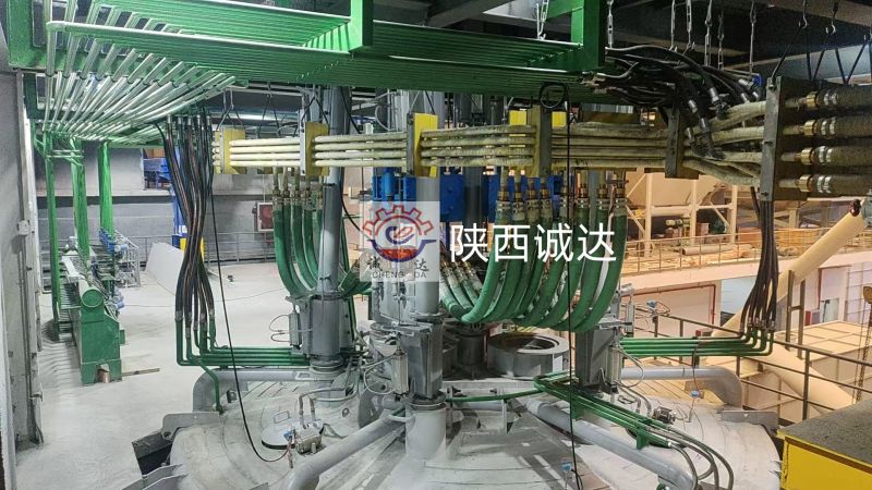 诚达工业炉7500KVA冷渣岩棉电炉安装调试圆满完成