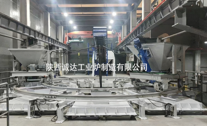 赋能乐尔发展！我公司定制冷渣炉开炉筹备正酣，双车加料保障不间断生产