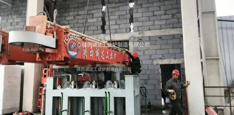 匠心筑造，攻坚安装 | 我司高炉热熔渣保温炉项目现场施工有序开展